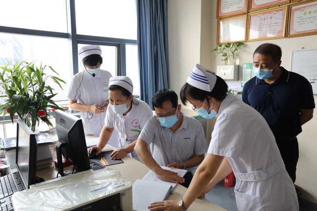 我院接受省健康促進醫(yī)院現(xiàn)場評估驗收(圖4)