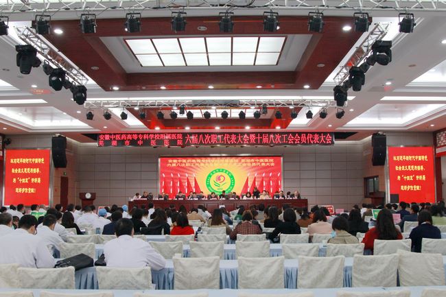 我院六屆八次職工代表大會(huì)暨十屆八次工會(huì)會(huì)員代表大會(huì)隆重開幕(圖1)