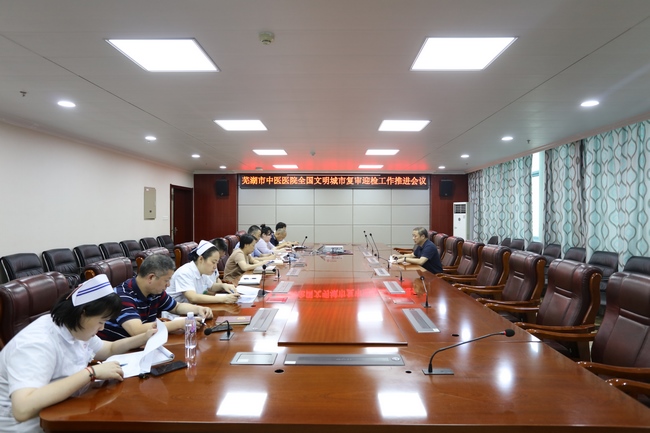 我院召開全國文明城市復(fù)審迎檢工作推進(jìn)會(huì)議(圖1)
