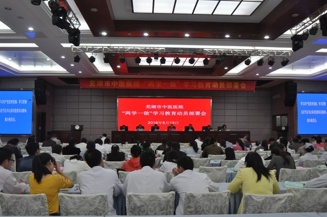 我院召開“兩學一做”學習教育動員部署會(圖1)