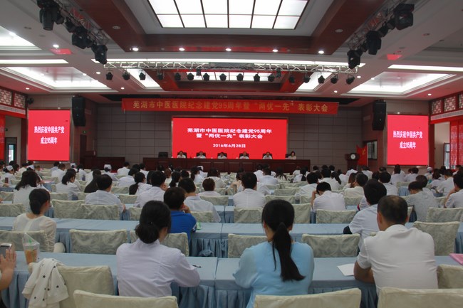 我院舉行紀(jì)念建黨95周年暨“兩優(yōu)一先”表彰大會(圖1)