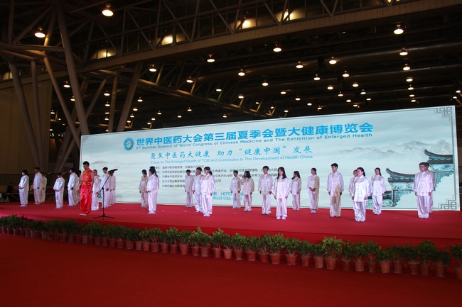 聚焦中醫(yī)藥大健康 助力“健康中國”發(fā)展——我院參展世界中醫(yī)藥大會第三屆夏季峰會暨大健康博覽會 中醫(yī)藥特色受(圖2)