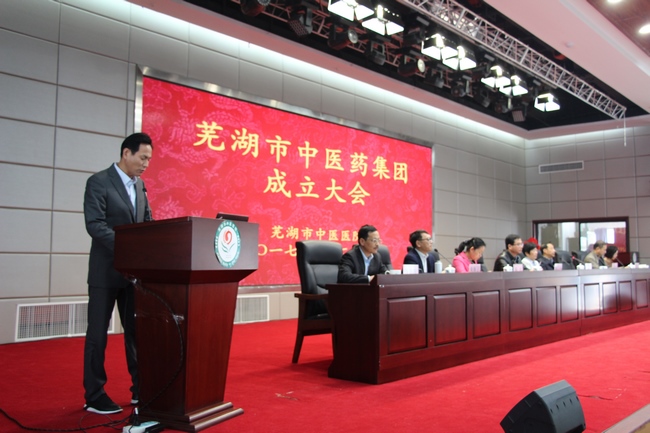 乘十九大春風 譜中醫(yī)藥發(fā)展新曲 ——蕪湖市中醫(yī)藥集團成立大會順利舉行(圖6)
