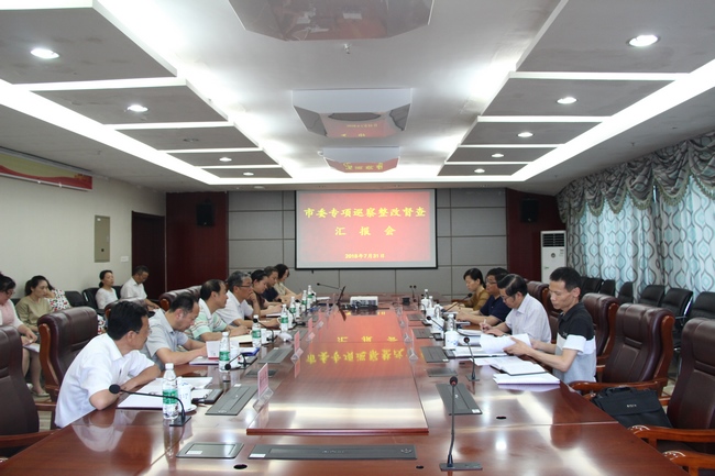 市委巡察辦對我院巡察整改工作進行督查(圖1)