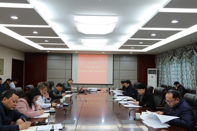 我院召開“嚴(yán)強(qiáng)轉(zhuǎn)”集中整治形式主義 官僚主義專項行動動員部署會(圖1)