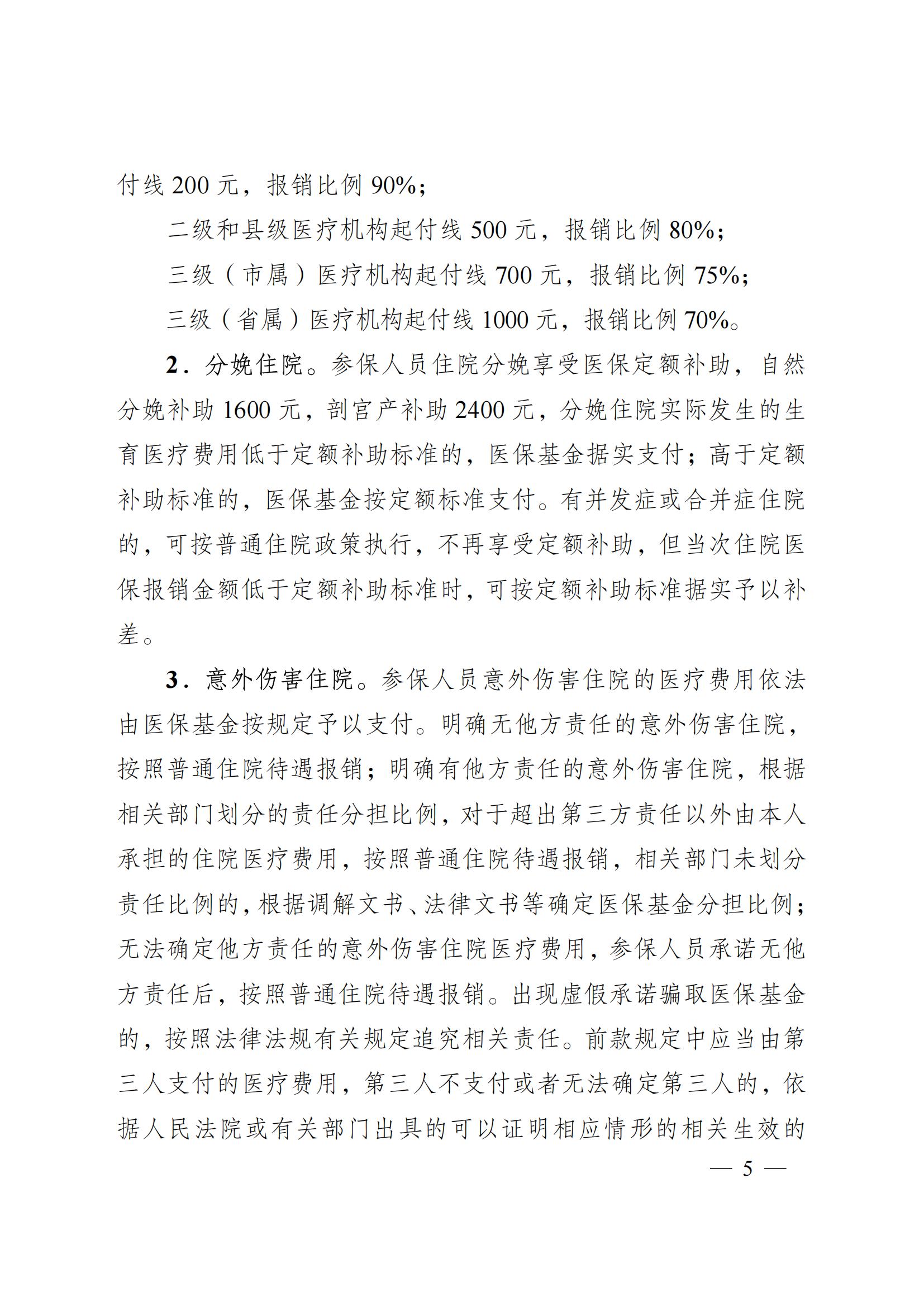 2024.12.26（皖醫(yī)保發(fā)〔2024〕9號）安徽省醫(yī)療保障局 安徽省財(cái)政廳 關(guān)于印發(fā)《安徽省城鄉(xiāng)居民基本醫(yī)療保險(xiǎn)和 大病保險(xiǎn)待遇保障政策》的通知(圖5)